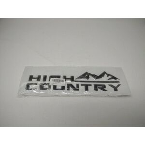 High Country Vehicle Decal Great Accent Piece to any Truck SUV or Vehicle